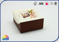 CMYK Brown 1200gsm Paper Gift Lid Box Soap Product jewelry