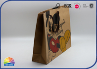 190gsm Kraft Paper Shopping Bags With Embossing UV Coating For Promotions Gifts