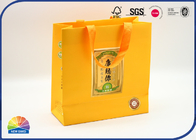 Sturdy Fanny Paper Gift Bag with Gold Stamping Logo Custom Colored Printed