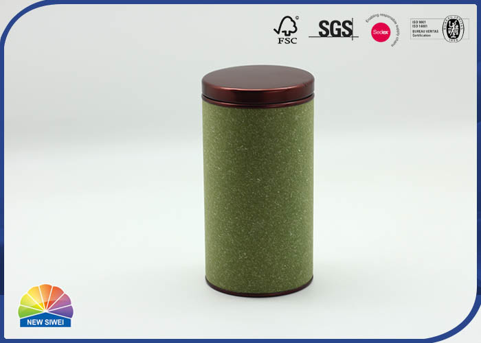 Parte inferior de papel compuesta reutilizable de Matel del tubo de la categoría alimenticia CMYK para el producto del té