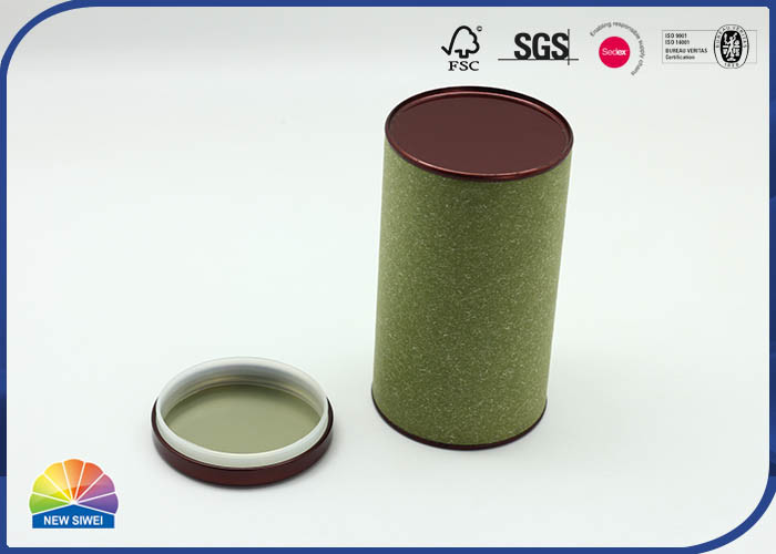 Parte inferior de papel compuesta reutilizable de Matel del tubo de la categoría alimenticia CMYK para el producto del té