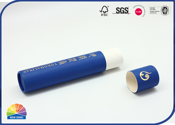 Empaquetado largo del tubo del incienso del color puro de encargo de Logo Paper Packaging Tube Agarwood