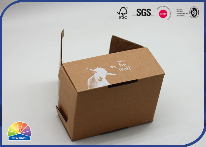 Producto acanalado de papel de Matte Varnishing For Pet Bath de la caja del anuncio publicitario de Kraft