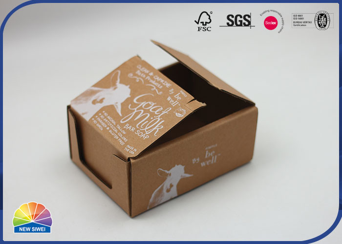 Producto acanalado de papel de Matte Varnishing For Pet Bath de la caja del anuncio publicitario de Kraft