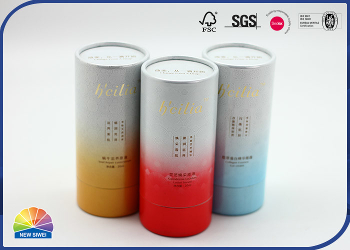 Customized Reverse UV EVA Insert Paper Tubes Cosmetic Gift Package