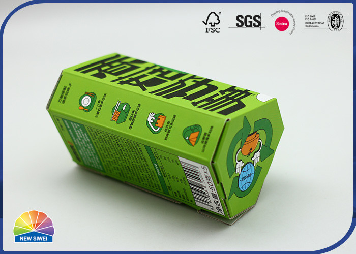 la caja de regalo laminada brillante de los 6cm del x 15cm para los pequeños productos embala completamente las cajas de cartón