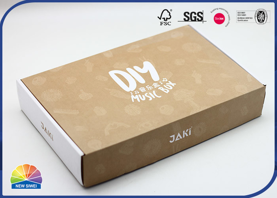 Matte Mailer Box Corrugated Paper impreso modificado para requisitos particulares encajona el paquete