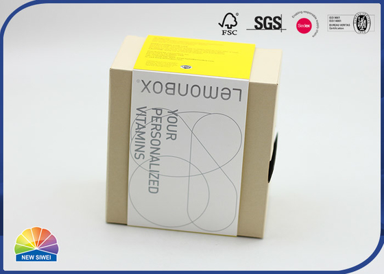 Caja de papel acanalada f flauta con el paquete de la manga el Foiling de plata