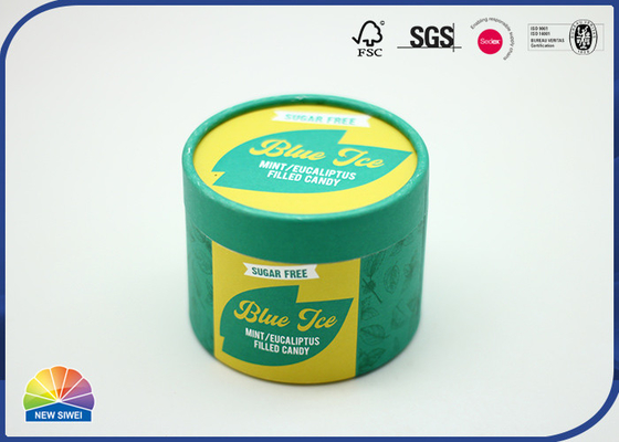 Tubo de rollo de cartón de papel revestido personalizado de 157 g/m² con logotipo