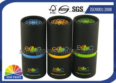 Eco - latas de papel redondas de empaquetado de papel amistosas del tubo/de la cartulina