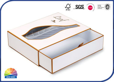 Caja de regalo rígida de empaquetado del cajón de la manija de la cinta del champú