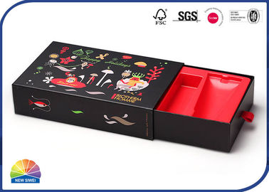Caja de papel de desplazamiento rígida del cajón