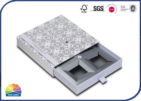 Caja de diapositiva de la caja de regalo del cajón que empaqueta con la bandeja de papel del parte movible