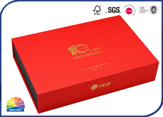 Cartulina Flip Top Magnetic Gift Box del estilo del libro del ISO