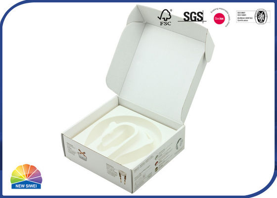 ampolla blanca Tray Corrugated Mailer Box de la impresión 4c