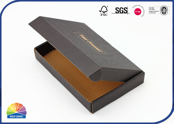 Caja acanalada del anuncio publicitario de la E-flauta de encargo de Logo Black Print