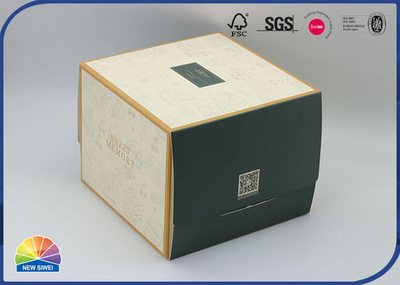 Caja delicada hecha a mano de papel de la medicina del diseño biodegradable de encargo de la forma de DIY