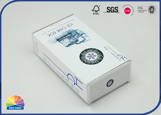 Sellado de la hoja de plata de la caja del cartón de plegamiento de la cartulina de la impresión C1S de CMYK