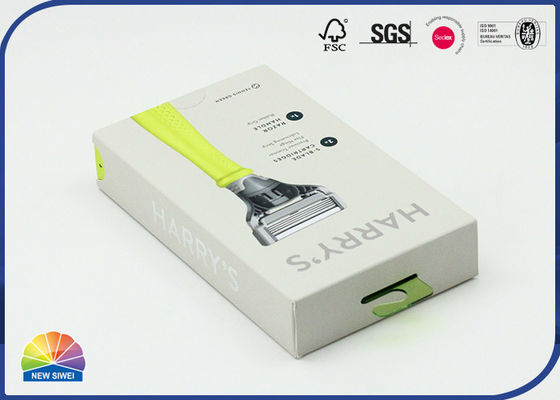 Cepillo de dientes eléctrico de empaquetado personalizado de la máquina de afeitar de la caja del cajón de papel paralelepípedo