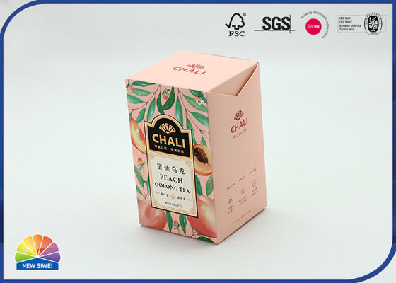 350gsm C1S que resbala la caja del plegamiento del regalo para el empaquetado del té de Oolong
