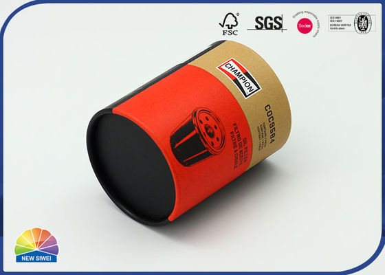 base de empaquetado de papel revestida de Kraft del tubo de los 8.5cm Eco 157gsm