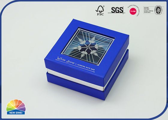 Caja rígida mate del hombro de la impresión BOPP de Pantone con la ventana visible