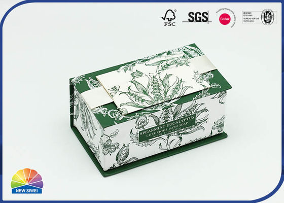 Impresión con bisagras adornada sobre de papel de la caja de regalo de la tapa dentro