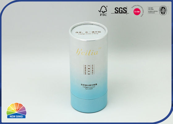 La crema del ojo imprimió el tubo de empaquetado de papel de plata EVA Bottom Support