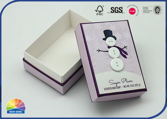 157gsm cubrió la impresión en offset de encargo de papel Matte Rigid Shoulder Box