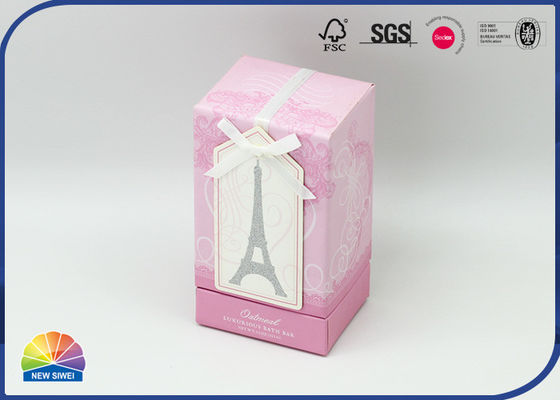 el color de 350gsm C1S imprimió la caja de regalo rígida que brillaba