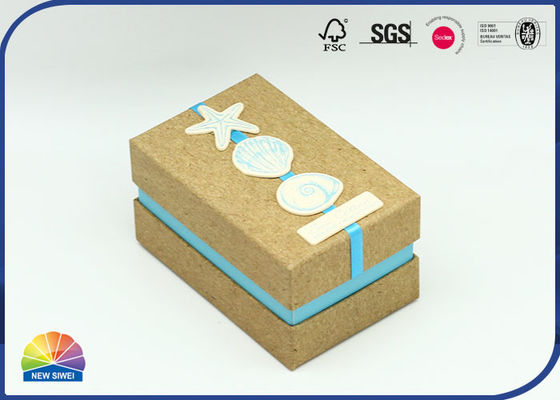 La caja telescópica de papel de la cartulina de la impresión de CMYK con el cuello de C1S expuso