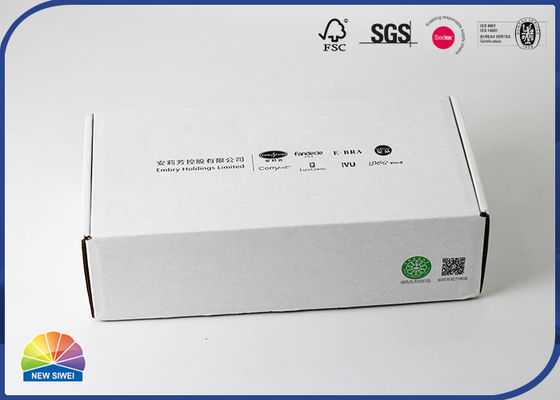 OEM acanalado de empaquetado de Matte Lamination de la caja del anuncio publicitario de la impresión 4c