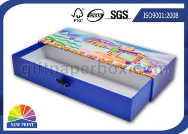 Caja de regalo rígida del cajón de la cartulina del rectángulo de encargo para el jabón/la vela/el empaquetado cosmético