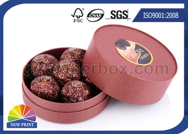 Modificado para requisitos particulares alrededor de la caja de empaquetado del chocolate con la impresión, cajas de papel revestidas del pequeño caramelo