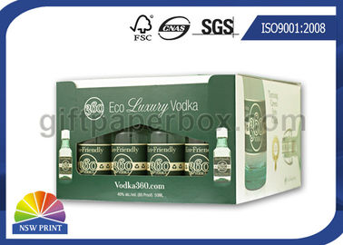 Cajas de presentación modificadas para requisitos particulares impresión del papel acanalado con PVC Windows transparente